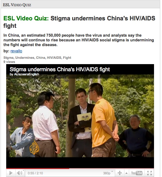 Video: Stigma undermines China's HIV fight | Recurso educativo 33407