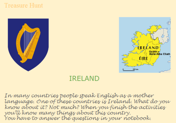 Treasure hunt: Ireland | Recurso educativo 33438