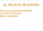 El relieve de España | Recurso educativo 33615
