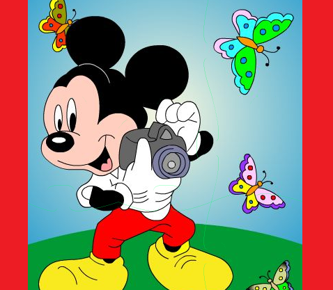 Puzzle Fácil: Mickey | Recurso educativo 33691