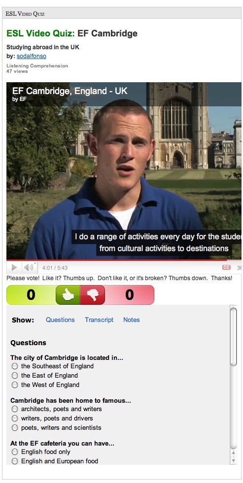 Video: EF Cambridge | Recurso educativo 34129