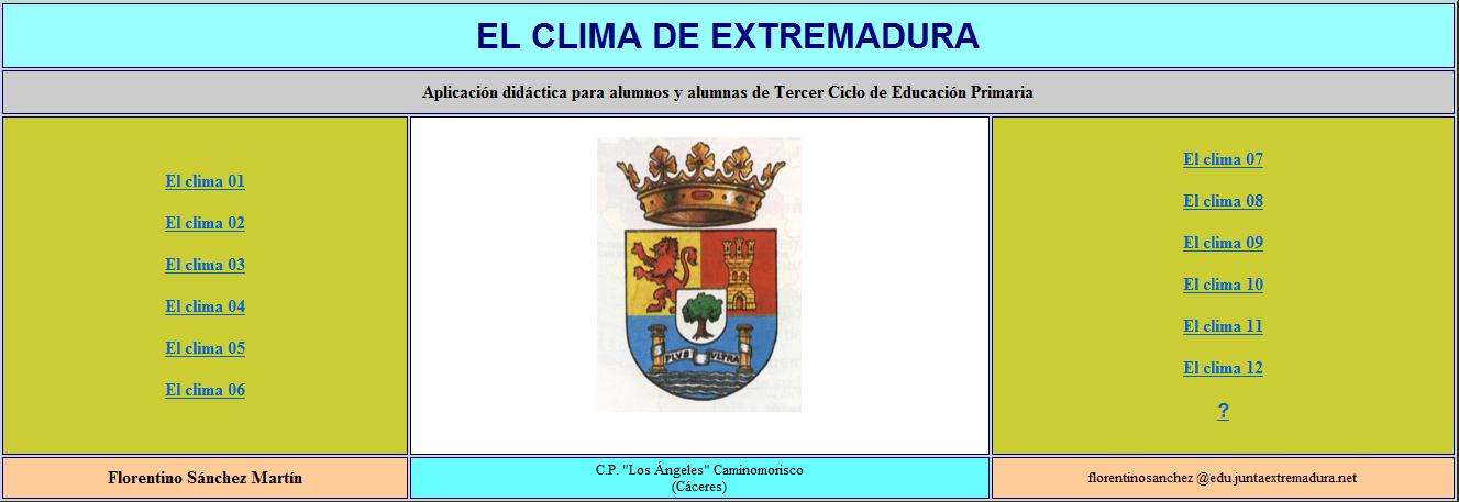 El clima de Extremadura | Recurso educativo 34639