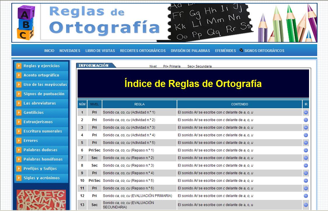 Ejercicios de ortografía | Recurso educativo 35581