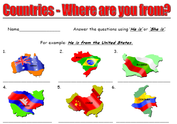 Where are you from? | Recurso educativo 39837