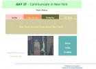 Say It, Communicate in New York | Recurso educativo 40445