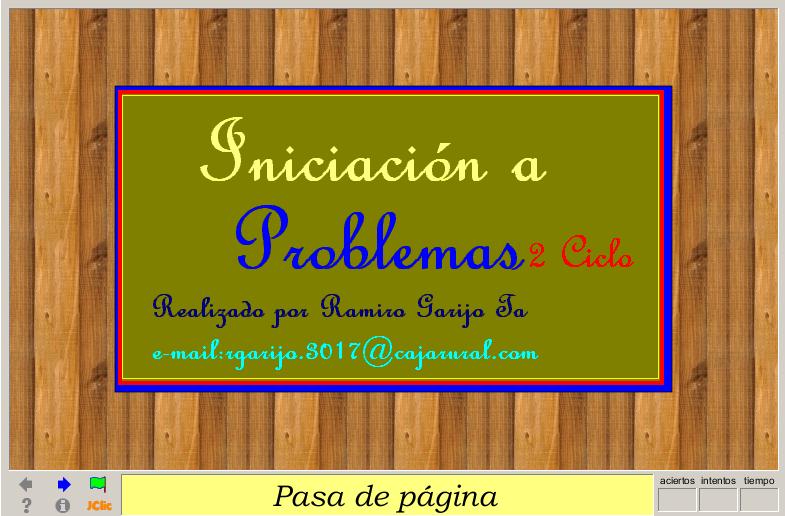 Iniciación a los problemas | Recurso educativo 40460