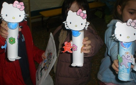 Hello Kitty con Tubos de Papel | Recurso educativo 43342