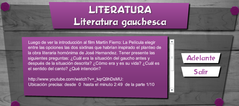 Literatura gauchesca | Recurso educativo 45205