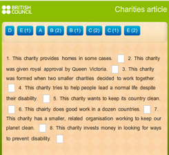Charities | Recurso educativo 47793