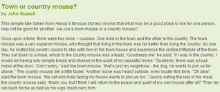 Town or country mouse? | Recurso educativo 49499