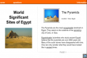 World significant sites of Egypt | Recurso educativo 54209