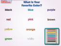 What is your favourite colour? | Recurso educativo 55995