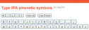 Website: Type IPA phonetic symbols | Recurso educativo 57743