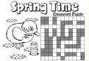 Spring time crossword | Recurso educativo 57994
