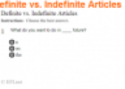 Definite and indefinite articles | Recurso educativo 60476