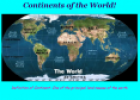 Continents of the world | Recurso educativo 10110