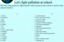 Let's fight pollution at school | Recurso educativo 10360