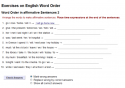 Word Order in Affirmative Sentences | Recurso educativo 20530
