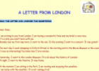 Reading: A letter from London | Recurso educativo 23950
