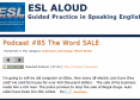 Website: ESL Aloud Podcast | Recurso educativo 32244