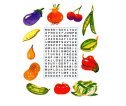 Sopa de letras: Frutas y hortalizas | Recurso educativo 64503