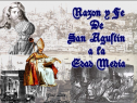 Razón y Fe de San Agustín a la Edad Media | Recurso educativo 65633