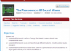 The phenomenon of sound: Waves | Recurso educativo 68652