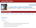 Junkyard wars: Mechanical monsters | Recurso educativo 69737