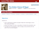 The hidden history of Egypt | Recurso educativo 70415