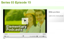 Elementary podcasts: Series 03 Episode 15 | Recurso educativo 77149