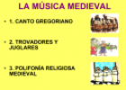La Música Medieval | Recurso educativo 78846