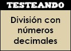 División con números decimales | Recurso educativo 353287