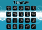Juego de tangram para desarrollar la atención en niños de 9 y 10 años : murcielago | Recurso educativo 404786