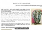 Biografía de Pablo Picasso para niños | Recurso educativo 676534
