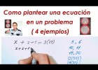 Como plantear una ecuación en un problema ( 4 ejemplos) | Recurso educativo 728173