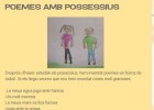 Poemes amb possessius | Recurso educativo 736129