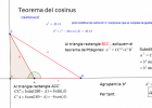 Teorema del cosinus | Recurso educativo 745686