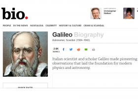 Galileo Biography | Recurso educativo 745757