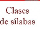 Clases de sílabas | Recurso educativo 768371