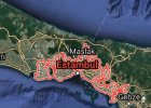 Observación de la ciudad de Estambul con una aplicación de mapas vía satélite. | Recurso educativo 783824
