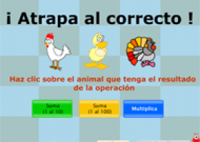 Atrapa el que sigui correcte | Recurso educativo 680917