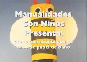 Com elaborar una abella amb el tub de paper de bany | Recurso educativo 684790