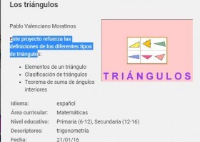 Los triángulos | Recurso educativo 773687